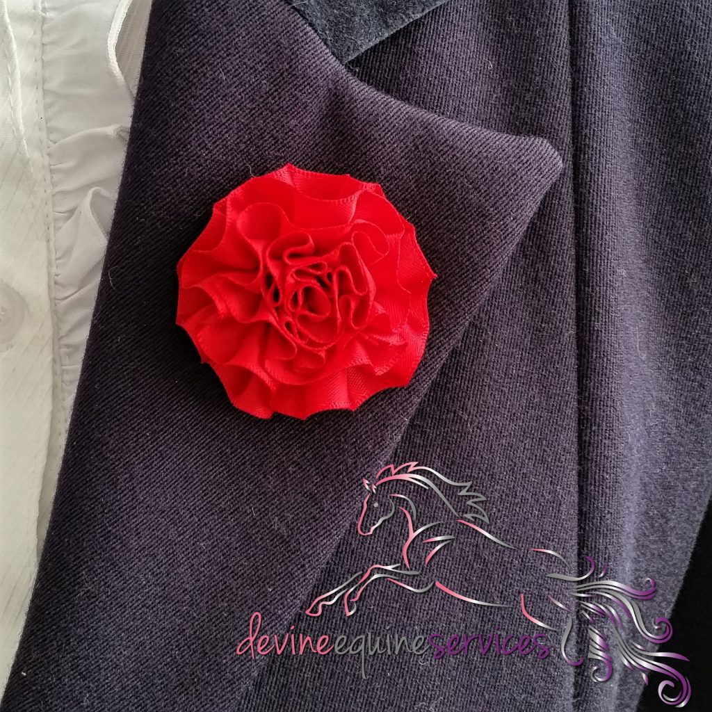 Carnation Lapel Devine Equine