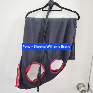 NAVY ZIPPERED HOOD - PONY