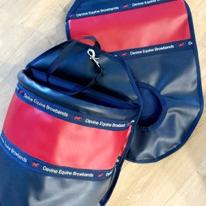 Hay/Feed Bag - Navy/Red