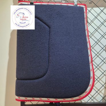 Saddle Pad - Navy Red