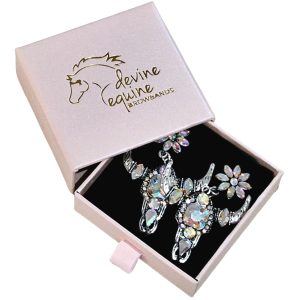 Cowgirl Crystal Horn Earrings