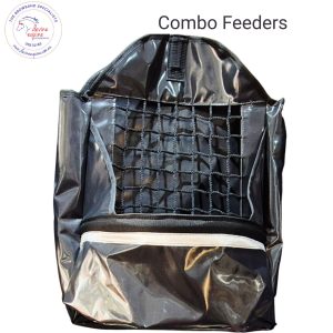 BLACK Combo Hay Feeder FULL