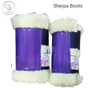 Sherpa Boots - PURPLE/NAVY