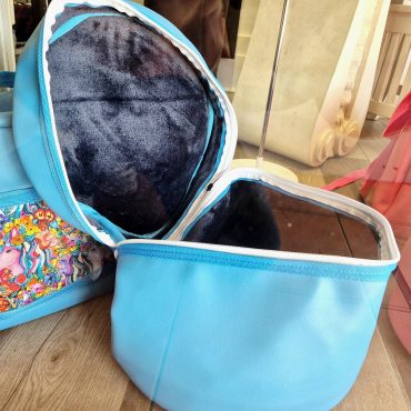 Helmet Bag - AQUA MAGIC PONIES