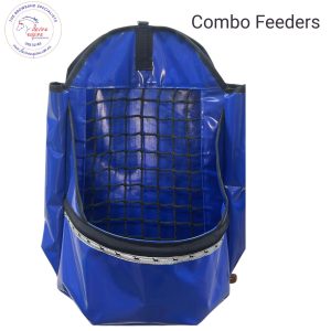 BLUE Combo Hay Feeder FULL